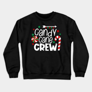 Candy Cane Crew Christmas Xmas Love Candy Boys Girls Kids Crewneck Sweatshirt